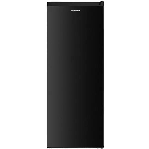 Congelator Heinner HFF-HM168BKE++, 168 l, Control mecanic, 5 sertare, H 142.6 cm, Clasa E, Negru