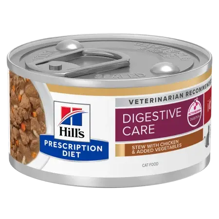 Conserva dietetica pentru pisici Hill s PD Digestive Care I D cu pui 82 gr