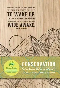 Conservation Sewn Notebook Collection (Set of 3). Large (Notebook With Quotes, Hiking Journal, Camping Journal, Paperback/Insight Editions