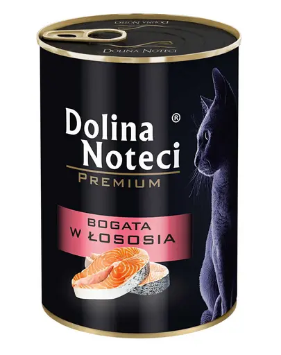 Conserve pisici adulte 24x400 g DOLINA NOTECI Premium cu somon