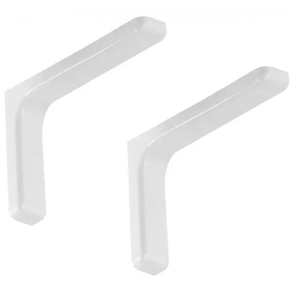 Consola cu Masca, 80 x 120 mm, 2 Buc/Set, Finisaj Alb
