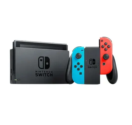 Consola NINTENDO Switch V2, HDMI, Bluetooth 4.1, USB, NFC, 32 GB (Albastru/Rosu)