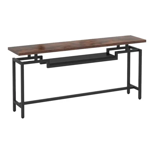 Consola Onole, Pako World, Nuc-Negru, 180x35x82 cm