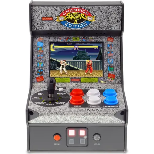 Consola portabila My Arcade Micro Player 7.5inch Street Fighter II Champion Edition Collectible Retro