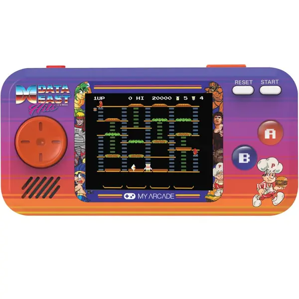 Consola portabila Pocket Player Data East Hits (308 Games in 1)