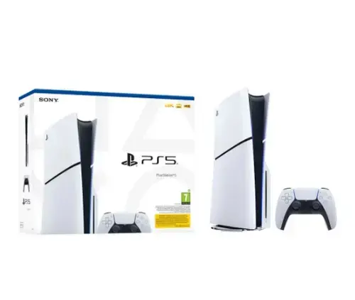Consola Sony PlayStation 5 Slim (PS5) D-Chassis, 1TB, Disc Edition (Alb)