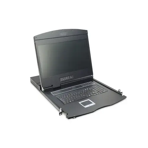 Consola TFT modularizata, Digitus, 48.3 cm (19inch), Negru