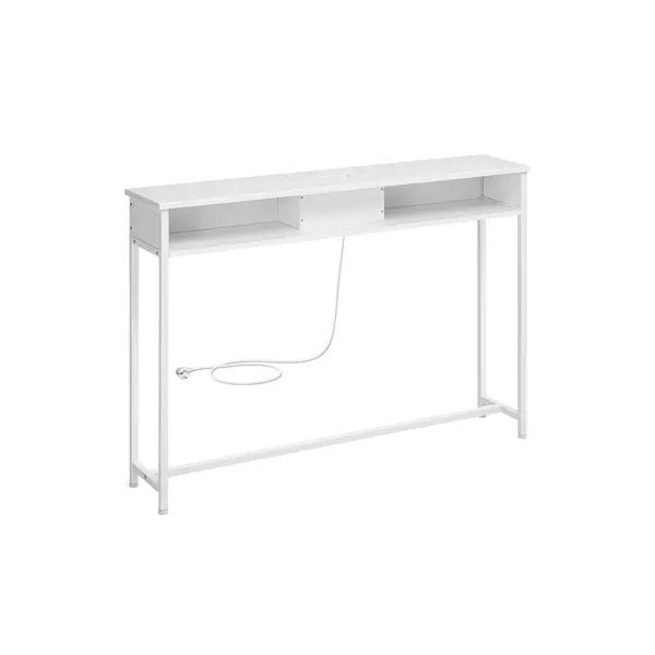 Consola Vasagle Alb 120x25x81.1 cm