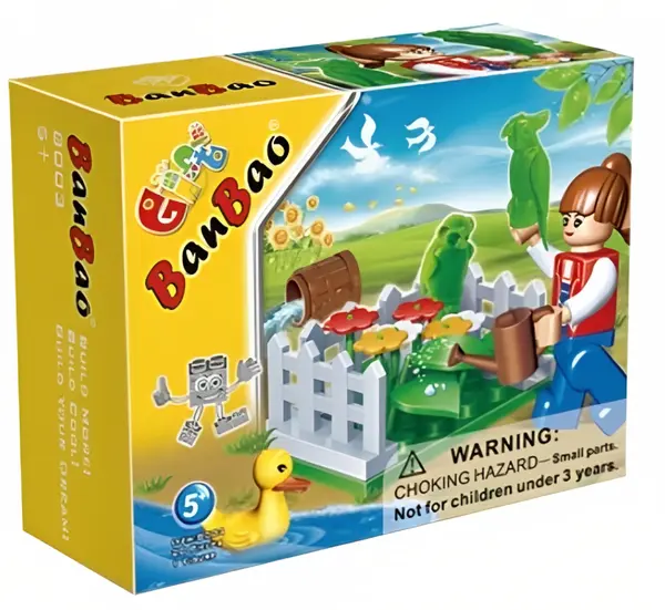 Constructor BanBao - Grădină, 20 de piese