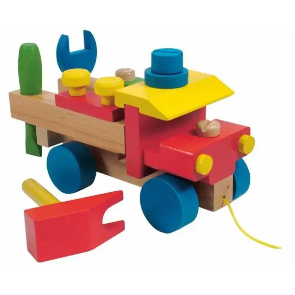 Constructor din lemn Woody - Camion
