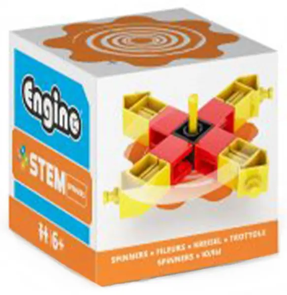 Constructor Engino Stem - Spinner, portocaliu