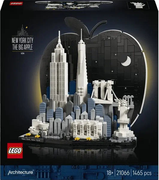 Constructor LEGO Architecture - New York: Marele Măr (21066)