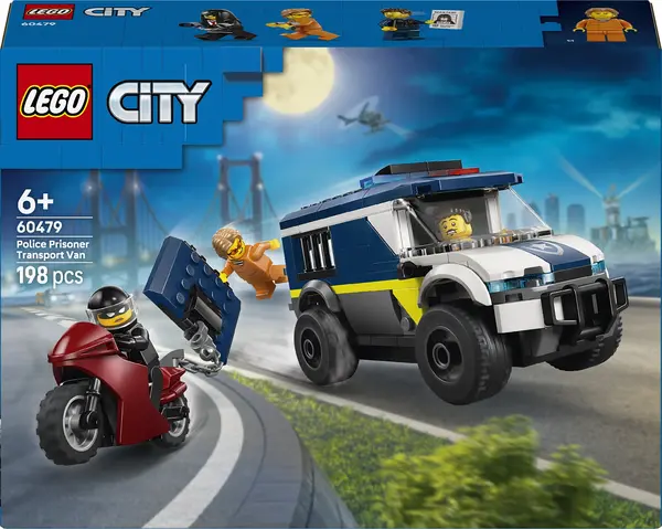 Constructor LEGO City - dubă de poliție a închisorii (60479)