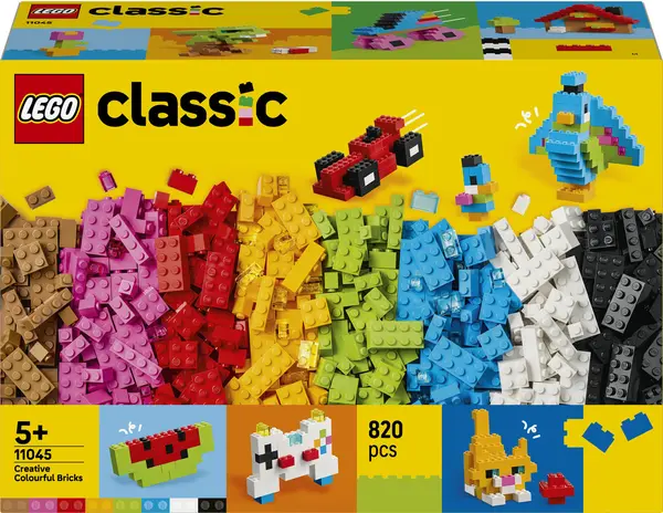 Constructor LEGO Classic - Cărămizi colorate creative (11045)