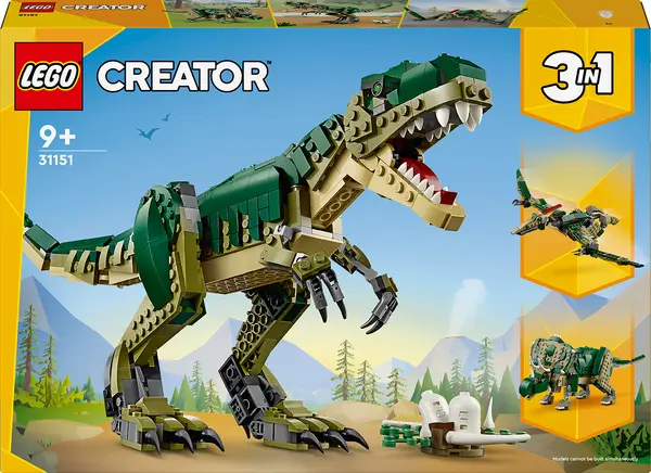 Constructor LEGO Creator - Tyrannosaurus Rex (31151)