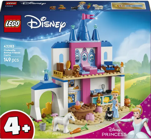 Constructor LEGO Disney Princess - Castelul prietenilor animale ai Cenușăresei (43283)