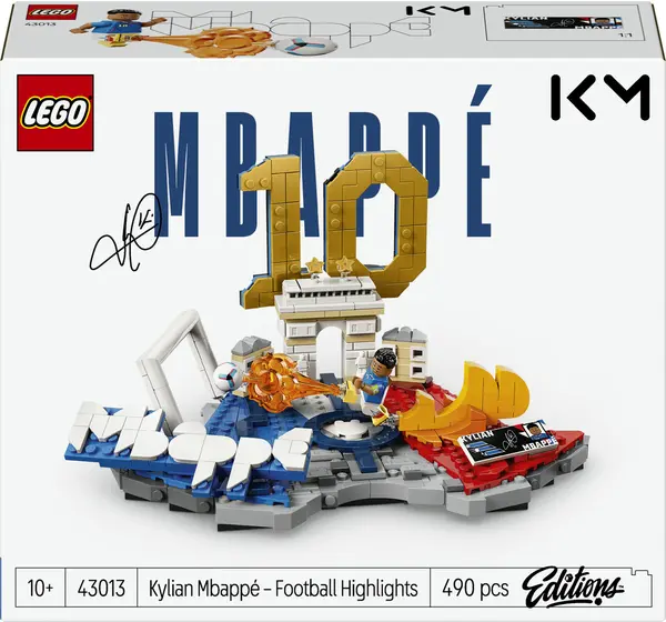 Constructor LEGO Football - Accente de fotbal: Kylian Mbappé (43013)