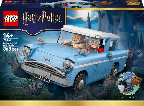 Constructor LEGO Harry Potter - Vadul Zburător Fermecat Anglia (76470)