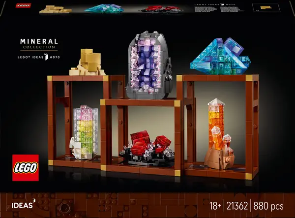 Constructor LEGO Ideas - Colecție de minerale (21362)