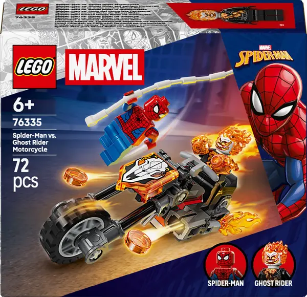 Constructor LEGO Marvel Super Heroes - Spider-Man vs. Ghost Rider (76335)