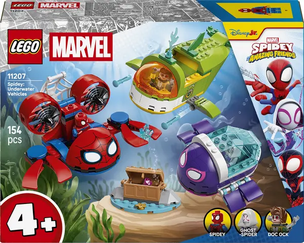 Constructor LEGO Marvel Super Heroes - Spidey: Submarinerii (11207)