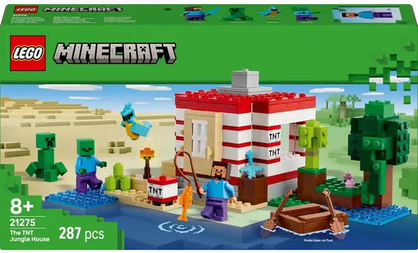 Constructor LEGO Minecraft - Casa din Junglă TNT (21275)