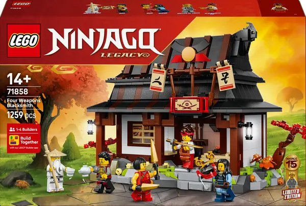 Constructor LEGO Ninjago - A 15-a aniversare a Forjei celor Patru Arme (71858)
