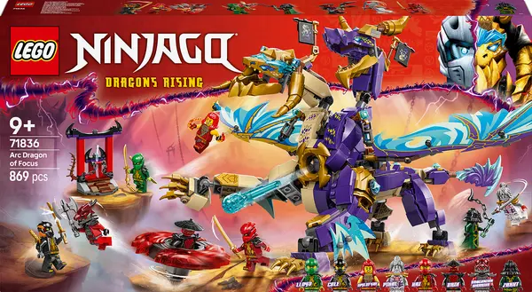 Constructor LEGO Ninjago - Arca, dragonul concentrării (71836)