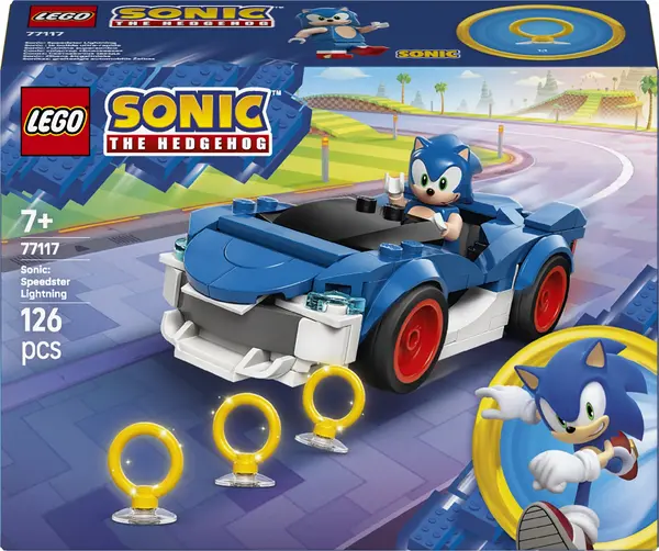 Constructor LEGO Sonic - Sonic: Steaua Fulgerului (77117)