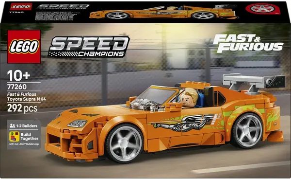 Constructor LEGO Speed Champions - Fast and Furious: Toyota Supra MK4 (77260)