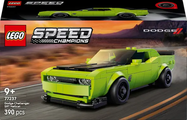 Constructor LEGO Speed Champions - Mașină sport Dodge Challenger SRT Hellcat (77237)