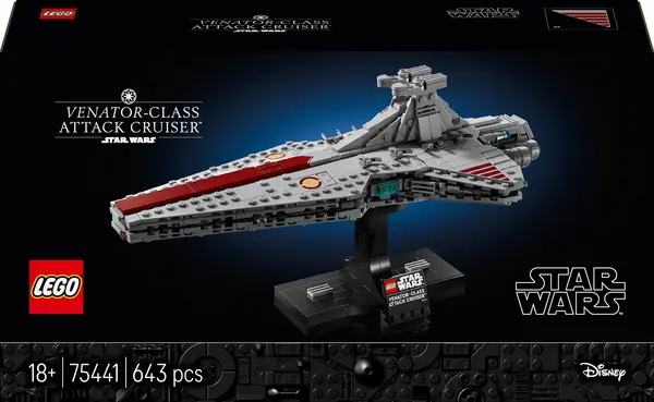 Constructor LEGO Star Wars -Crucișător de atac clasa Venator (75441)