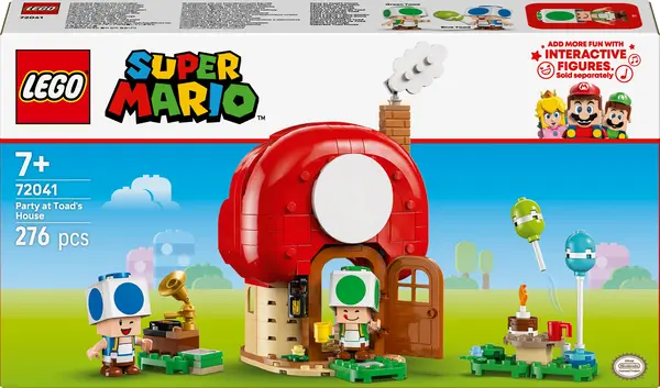 Constructor LEGO Super Mario - Petrecere la casa lui Toad(72041)