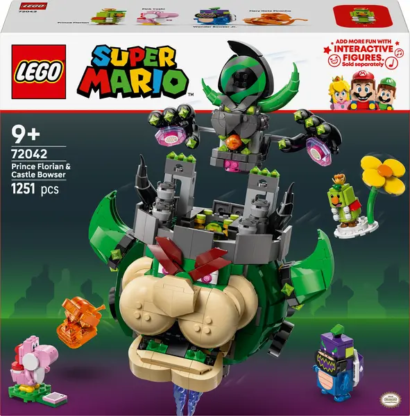 Constructor LEGO Super Mario - Prince Florian si Castle Bowser (72042)