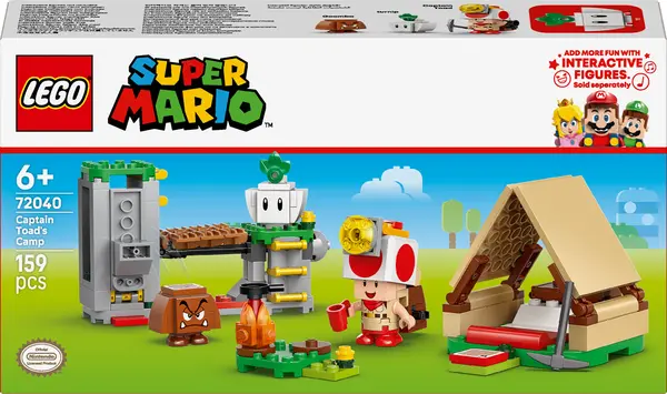 Constructor LEGO Super Mario - Tabăra de Captain Toad (72040)