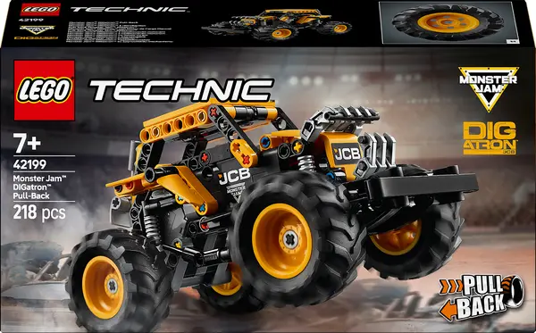 Constructor LEGO Technic - Monster Jam, DIGatron, cu tragere (42199)