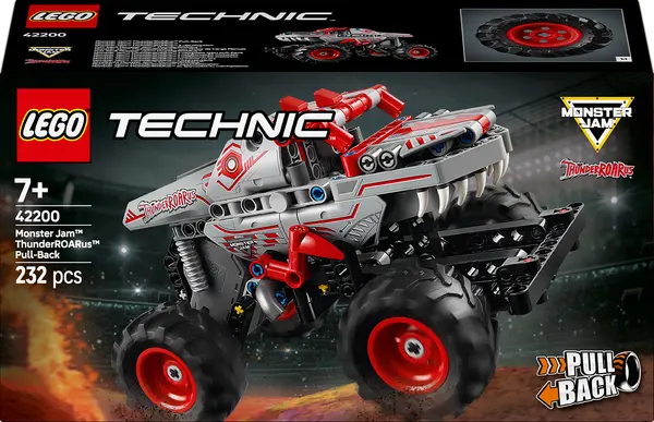 Constructor LEGO Technic - Monster Jam, ThunderROARus cu tragere (42200)