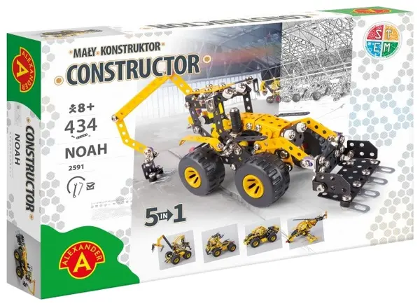 Constructor metal 5 in1 Alexander - 434 piese