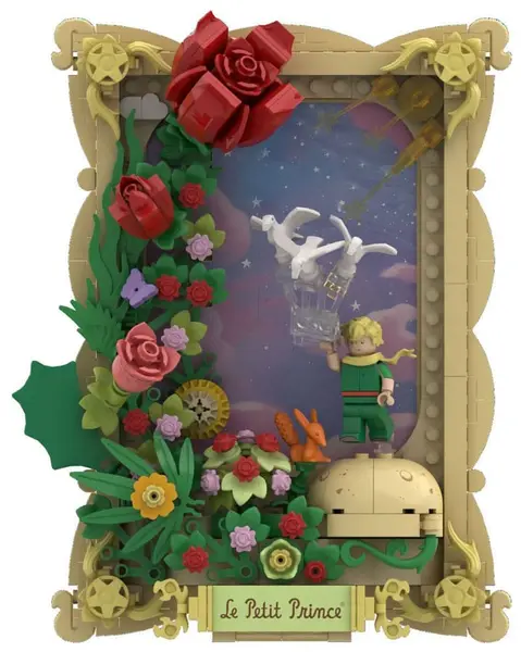 Constructor Pantasy - The Little Prince: Rose , 23 cm