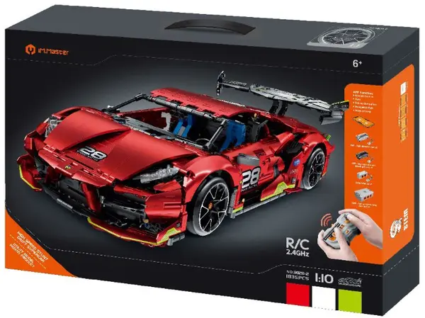 Constructor pentru copii iM.Master - Supermașină electrică, cu RC, 1:10, 1835 piese
