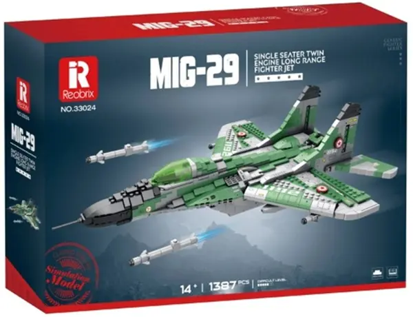 Constructor Reobrix - Avion MIG-29, 1387 piese