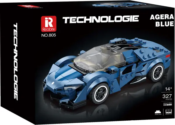 Constructor Reobrix Technologie - Koenigsegg Agera Blue (805)