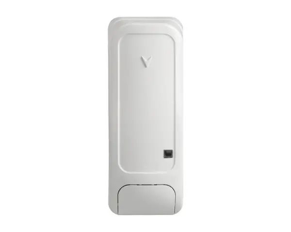 Contact magnetic wireless DSC NEO PG8945, frecventa 868 MHz, alb, intrare auxiliara programabila