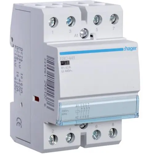 Contactor 40A, 4NI, 230V Hager ESC441