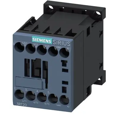 Contactor de putere, AC-3 16A, 7,5 kW / 400 V 1 NO, 230 V c.a., 50/60 Hz 3 poli, Dimensiune S00 borne cu surub Siemens 3RT2018-1AP01