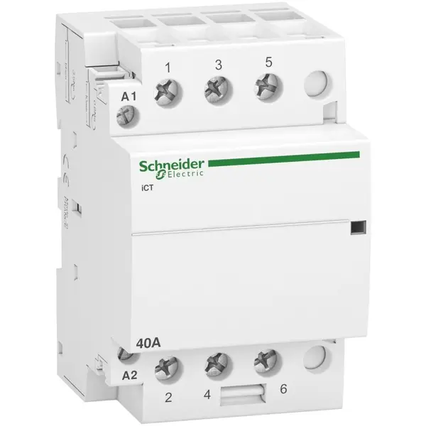 Contactor iCT - 3P - 3 NO - 40A - 220..240 V AC Schneider A9C20843