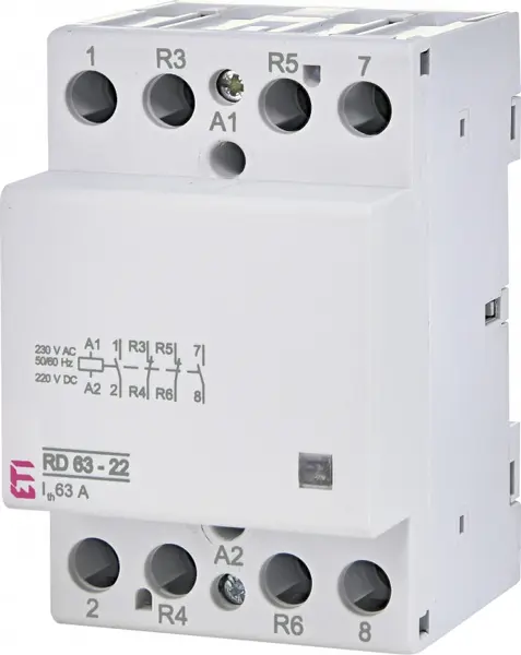 contactor modular rd 63-22-230v ac/dc 002464030
