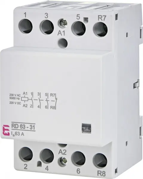 contactor modular rd 63-31-230v ac/dc 002464028