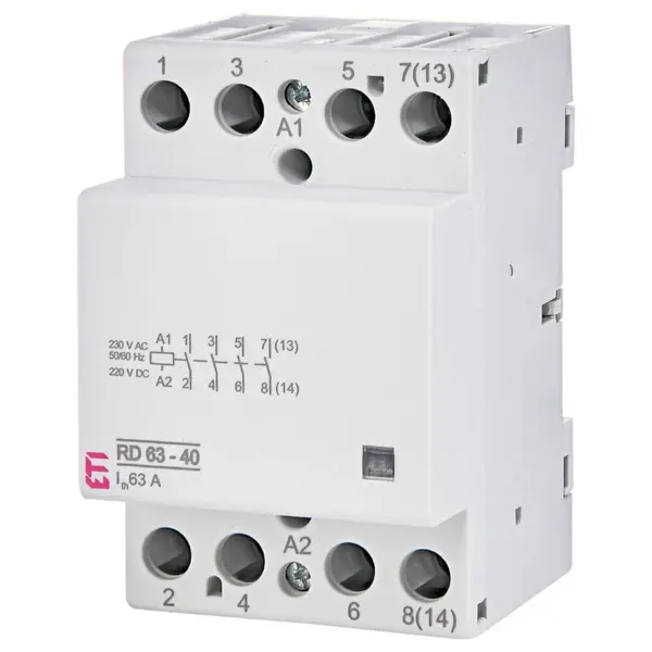 Contactor modular RD 63-40-230V AC DC - ETI 002464026