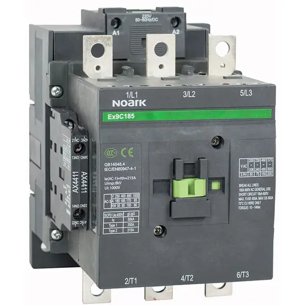 Contactor Noark, 230VAC/DC, 185A, 2ND+2NI 106243
